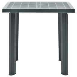 Berkfield Home Garden Table Green 80x75x72 cm Plastic - Size: 80 x 75 x 72 cm - thumbnail 2