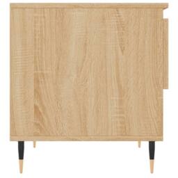 Berkfield Home Coffee Tables 2 pcs Sonoma Oak 50x46x50 cm Engineered Wood in Tan - Size: 50 x 46 x 50 cm - thumbnail 8