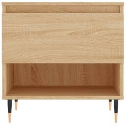 Berkfield Home Coffee Tables 2 pcs Sonoma Oak 50x46x50 cm Engineered Wood in Tan - Size: 50 x 46 x 50 cm - thumbnail 6