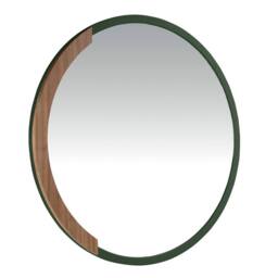Angel Cerda Round Green MDF wood wall mirror - thumbnail 1