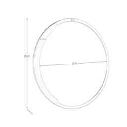 Angel Cerda Round Green MDF wood wall mirror - thumbnail 7