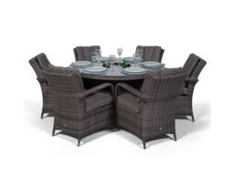 Thats Furniture Arizona Round 6 Seater Patio Dining Set with Ice Bucket Drinks Cooler in Grey - thumbnail 6