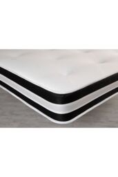 Starlight Beds 3D Quilted Tuft Mattress 20cm Deep Soft Comfort & Airflow Border in White - Size: EU Double - thumbnail 3