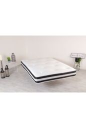 Starlight Beds 3D Quilted Tuft Mattress 20cm Deep Soft Comfort & Airflow Border in White - Size: EU Double - thumbnail 2