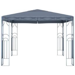 Berkfield Home Gazebo 300x300 cm Anthracite in Dark Grey - thumbnail 1