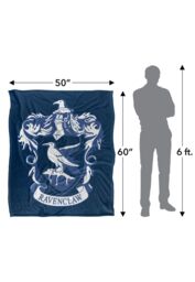 Warner Brothers Harry Potter Ravenclaw Crest 3 Blanket 152 x 127 cm in White - thumbnail 5