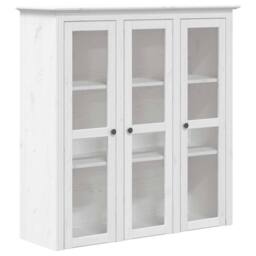 "Berkfield Home Highborad ""BODO"" White 115.5x43x200.5 cm Solid Wood Pine" - thumbnail 1