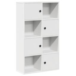 Berkfield Home Durable Bookcase White 60x24x101.5 cm Engineered Wood - thumbnail 3
