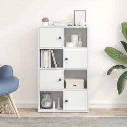 Berkfield Home Durable Bookcase White 60x24x101.5 cm Engineered Wood - thumbnail 1