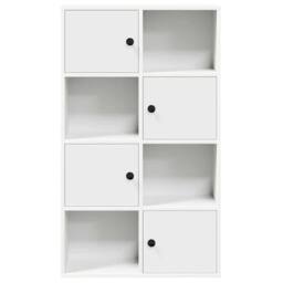 Berkfield Home Durable Bookcase White 60x24x101.5 cm Engineered Wood - thumbnail 4
