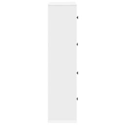 Berkfield Home Durable Bookcase White 60x24x101.5 cm Engineered Wood - thumbnail 6