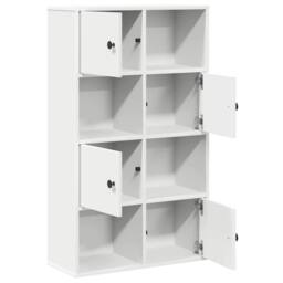 Berkfield Home Durable Bookcase White 60x24x101.5 cm Engineered Wood - thumbnail 5