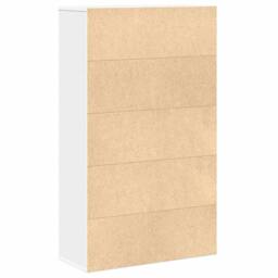 Berkfield Home Durable Bookcase White 60x24x101.5 cm Engineered Wood - thumbnail 7