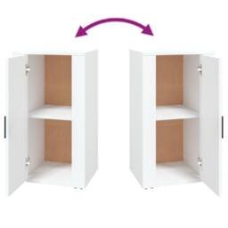Berkfield Home Sideboard White 40x33x70 cm Engineered Wood - Size: 40 x 33 x 70 cm - thumbnail 6