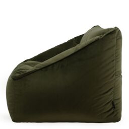 icon Natalia Velvet Adults Bean Bag Armchair, Large Beanbag Dusk Pink in Olive - thumbnail 5