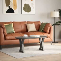 Berkfield Home Coffee Table Legs 2 pcs Anthracite 28x(42-43.3) cm Steel - thumbnail 3