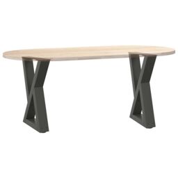 Berkfield Home Coffee Table Legs 2 pcs Anthracite 28x(42-43.3) cm Steel - thumbnail 8