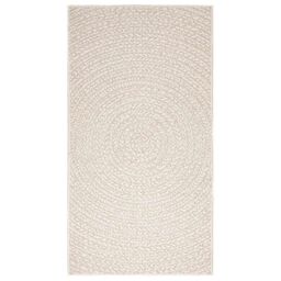 Berkfield Home Rug ZIZUR Cream 80x150 cm Jute Look Indoor & Outdoor - Size: Medium - thumbnail 3