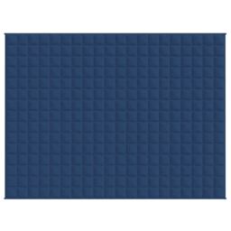 Berkfield Home Weighted Blanket Blue 150x200 cm 7 kg Fabric - thumbnail 3