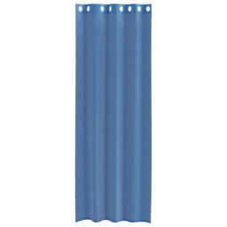 Berkfield Home Voile Curtains with Grommets 2 pcs Royal Blue - thumbnail 4