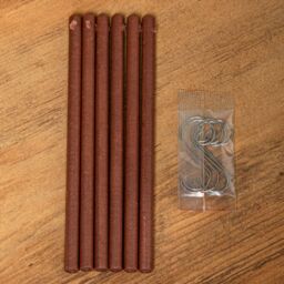 Samuel Alexander 25g Pumpkin & Cider Scented Christmas Scentsicles with 6 Hanging Hooks in Orange - thumbnail 5