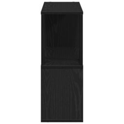 Berkfield Home White TV Stand 80x24x63 cm Made of Engineered Wood in Black - Size: 80 x 24 x 63 cm - thumbnail 7