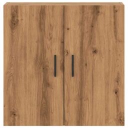Berkfield Home Wall Cabinet Artisan Oak 60x31x60 cm Engineered Wood in Brown - Size: 60 x 31 x 60 cm - thumbnail 4