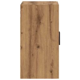Berkfield Home Wall Cabinet Artisan Oak 60x31x60 cm Engineered Wood in Brown - Size: 60 x 31 x 60 cm - thumbnail 5