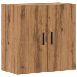 Berkfield Home Wall Cabinet Artisan Oak 60x31x60 cm Engineered Wood in Brown - Size: 60 x 31 x 60 cm - thumbnail 2