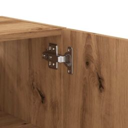 Berkfield Home Wall Cabinet Artisan Oak 60x31x60 cm Engineered Wood in Brown - Size: 60 x 31 x 60 cm - thumbnail 9