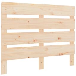 Berkfield Home Headboard 90x3x80 cm Solid Wood Pine in Brown - Size: 90 x 3 x 80 cm - thumbnail 2