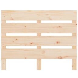 Berkfield Home Headboard 90x3x80 cm Solid Wood Pine in Brown - Size: 90 x 3 x 80 cm - thumbnail 4