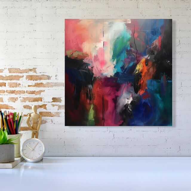 "Warren Reed - Designer Cosmic Fusion: Colours Of The Universe Canvas - Size: W16"" x H16""" - image 1