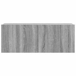 Berkfield Home Modern 4 Piece TV Cabinet Set Grey Sonoma Engineered Wood - thumbnail 6