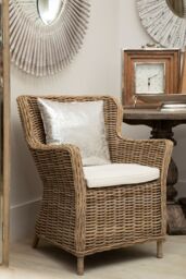 Orsina Kensington Townhouse Crush Leather Effect Silver Cushion - thumbnail 2