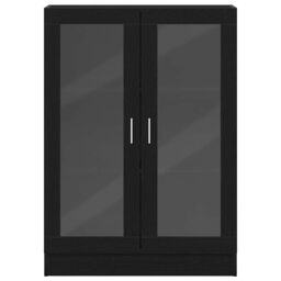 Berkfield Home Book Cabinet Black Oak 82.5x30.5x115 cm Engineered Wood - thumbnail 6