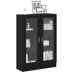Berkfield Home Book Cabinet Black Oak 82.5x30.5x115 cm Engineered Wood - thumbnail 4