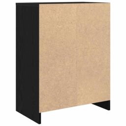 Berkfield Home Sideboard Black Oak 57x34x76 cm Engineered Wood - Size: 57 x 34 x 76 cm - thumbnail 8
