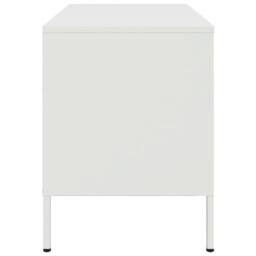 Berkfield Home TV Cabinet White 68x39x50.5 cm Steel - thumbnail 7