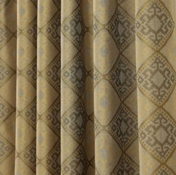 Homescapes Aztec Jacquard Curtain Tie Back Pair in Gold - thumbnail 6
