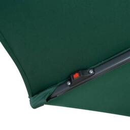 Monstershop LED Cantilever Parasol 3m With Half Fan Base - Green - thumbnail 9