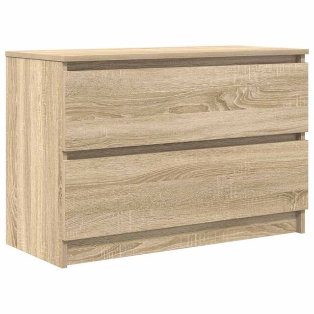 Berkfield Home TV Cabinet Sonoma Oak 80x35x54 cm Engineered Wood in Light Tan - Size: 80 x 35 x 54 cm - image 1