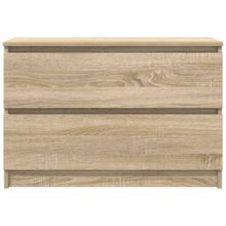 Berkfield Home TV Cabinet Sonoma Oak 80x35x54 cm Engineered Wood in Light Tan - Size: 80 x 35 x 54 cm - thumbnail 6