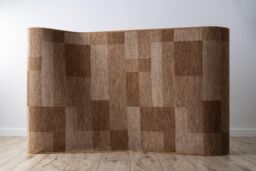 RugsX Anti-Slip Icona Runner in Beige - Size: 100 cm x 480 cm - thumbnail 3