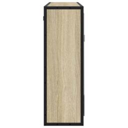 Berkfield Home Bathroom Mirror Cabinet Sonoma Oak 65x20x60 cm Engineered Wood in Light Beige - Size: 65 x 20 x 60 cm - thumbnail 6