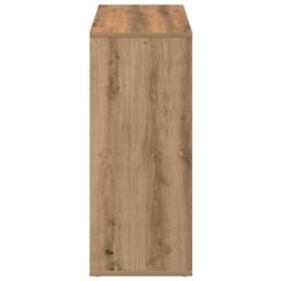 Berkfield Home Room Divider Bookcase Artisan Oak 69.5x29x69.5 cm Engineered Wood in Brown - thumbnail 7