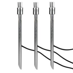Netlighting Ambleside Starter Kit including 3 x 12V Ambient Lights & 3 x Spikes IP54 in Grey - thumbnail 1