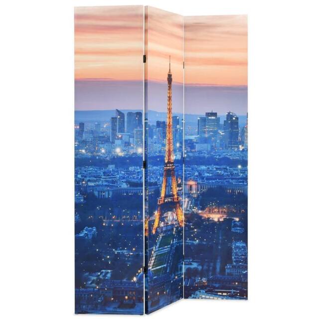 Berkfield Home Folding Room Divider 120x170 cm Paris by Night - image 1