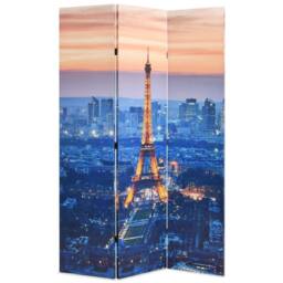 Berkfield Home Folding Room Divider 120x170 cm Paris by Night - thumbnail 2