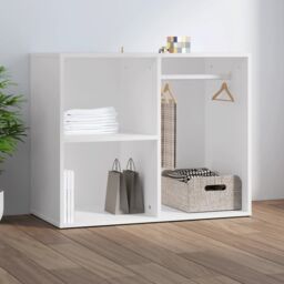 Berkfield Home Dressing Cabinet White 80x40x65 cm Engineered Wood - Size: 80 x 40 x 65 cm - thumbnail 1